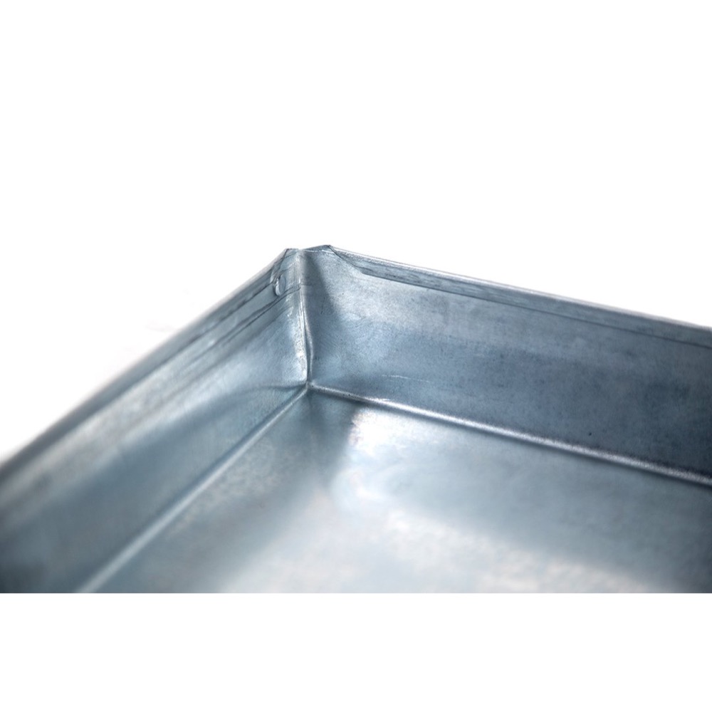 30″ x 30″ x 2″ Square Water Heater Drain Pan with 1″ Adapter Drain Pan USA