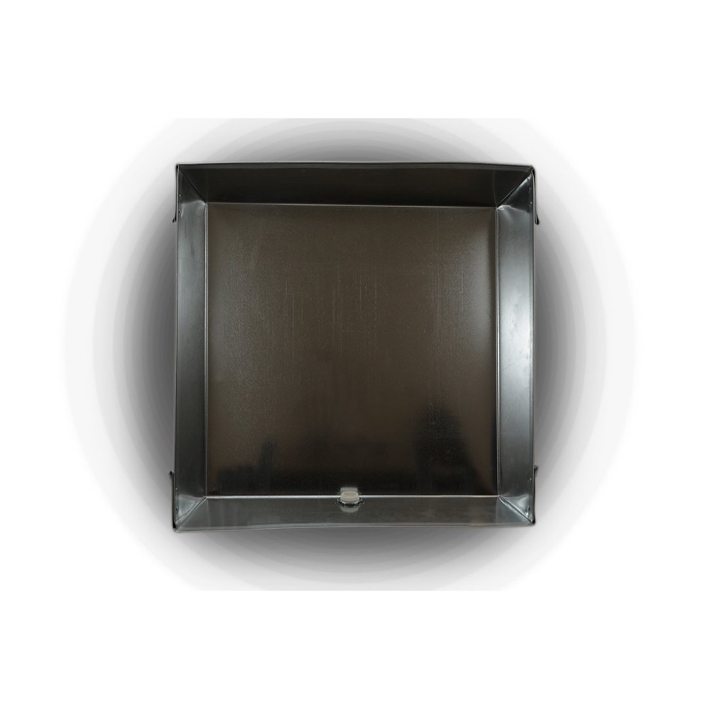 20″ x 20″ x 6” Square Water Heater Drain Pan with 1″ Adapter Drain