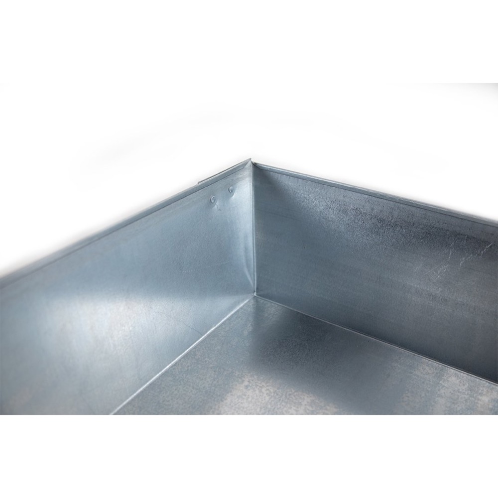 30″ x 30″ x 6” Square Water Heater Drain Pan with 1″ Adapter Drain Pan USA